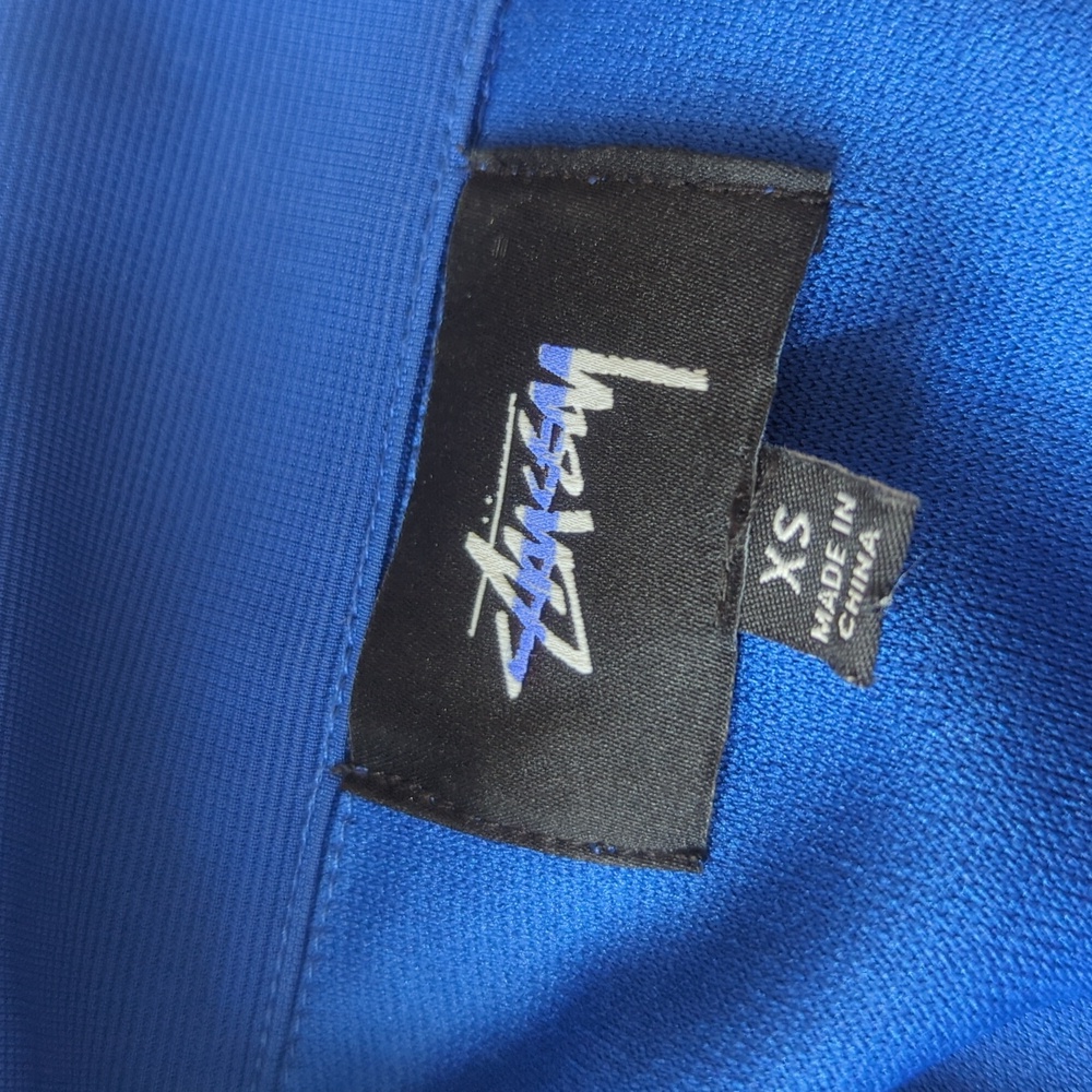Stussy Poly Knit Blue Polo Dress - Picture 8 of 11